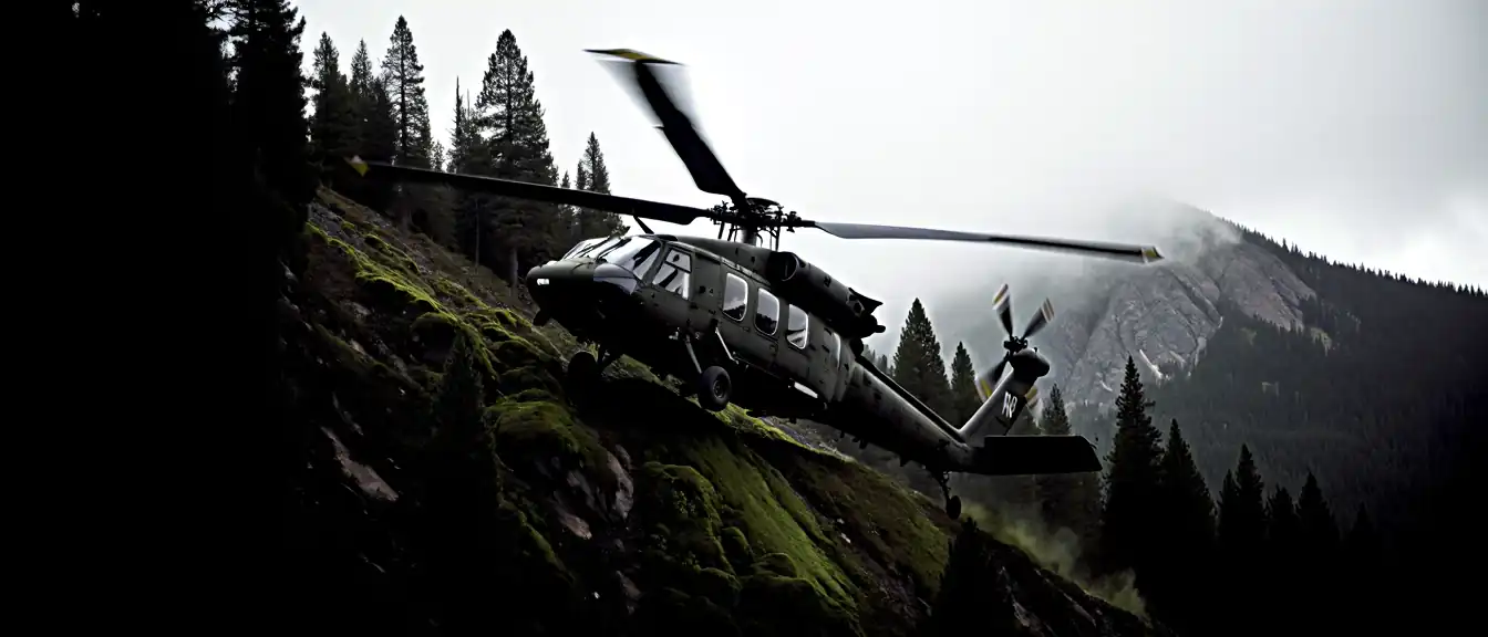 Аварийная посадка Black Hawk в горах Колорадо: последствия тренировочного полета