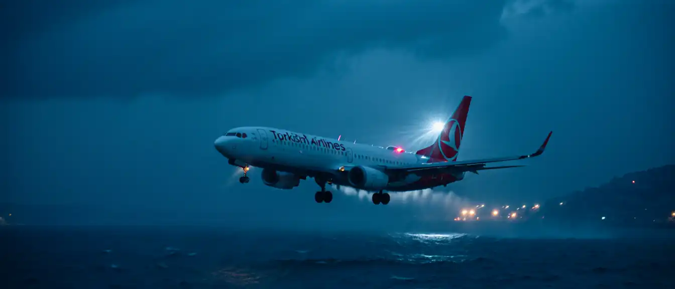 Аварийная посадка самолета авиакомпании Turkish Airlines в аэропорту имени Сабихи Гекчен после смены курса