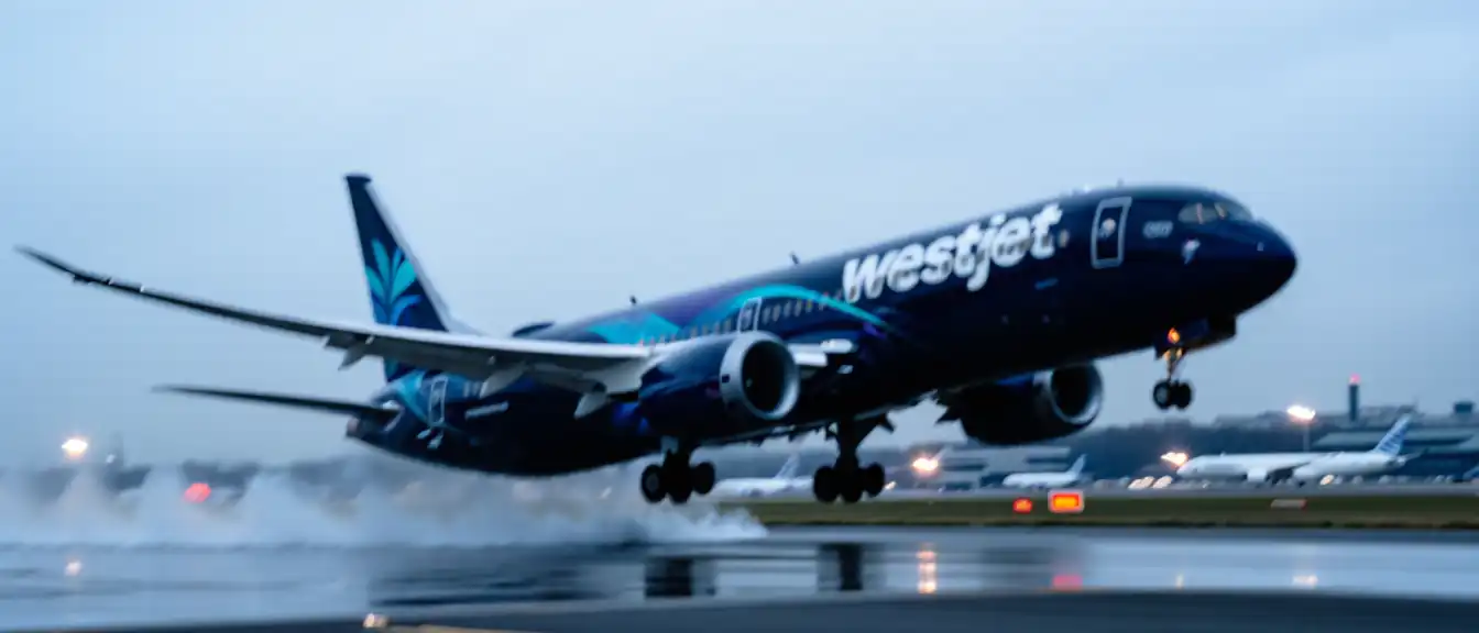 Аварийная ситуация заставила лайнер Westjet совершить экстренную посадку в парижском аэропорту Шарль де Голль