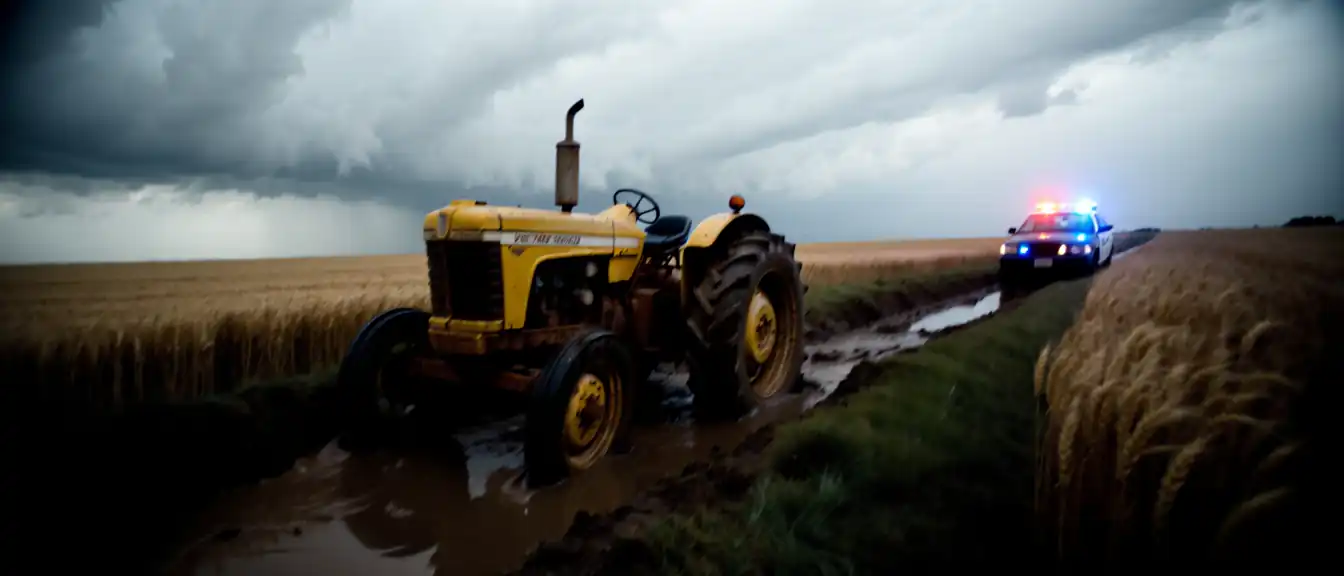 Погоня в чистом поле: в Башкирии пьяный водитель трактора не справился с управлением