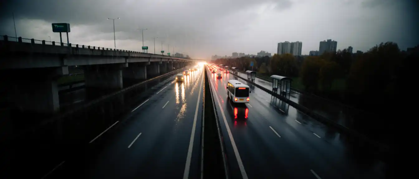 Департамент транспорта Москвы призвал автомобилистов использовать общественный транспорт из-за сильных ливней 14 октября