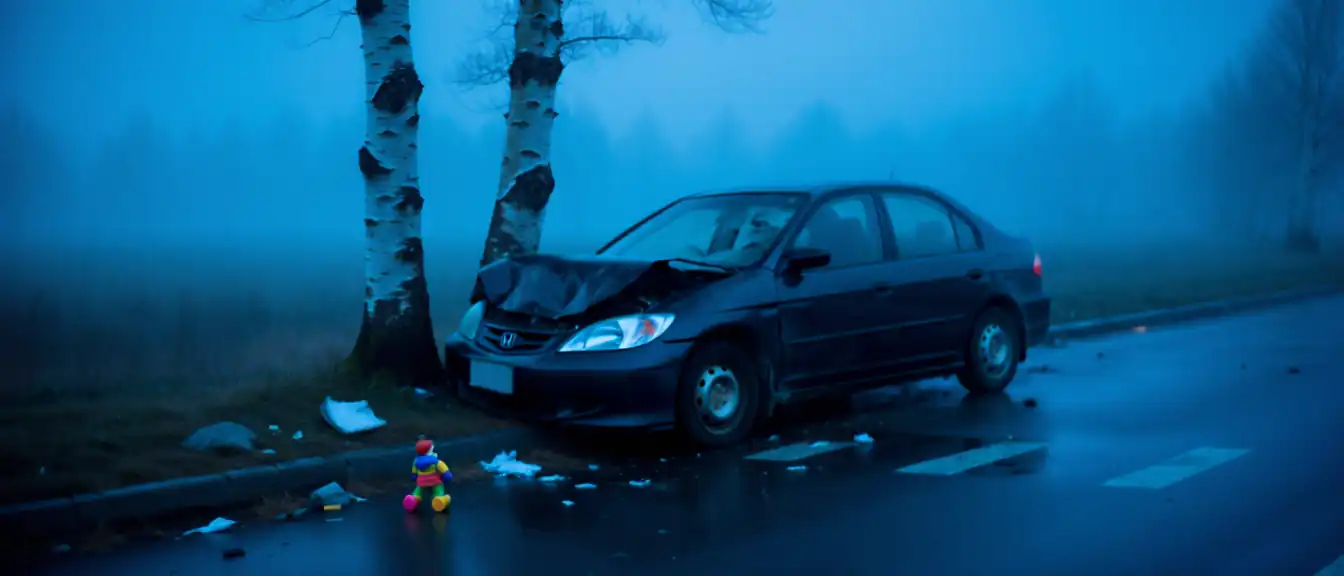 Две жертвы в результате аварии с участием автомобиля Honda в городе Жезногорске
