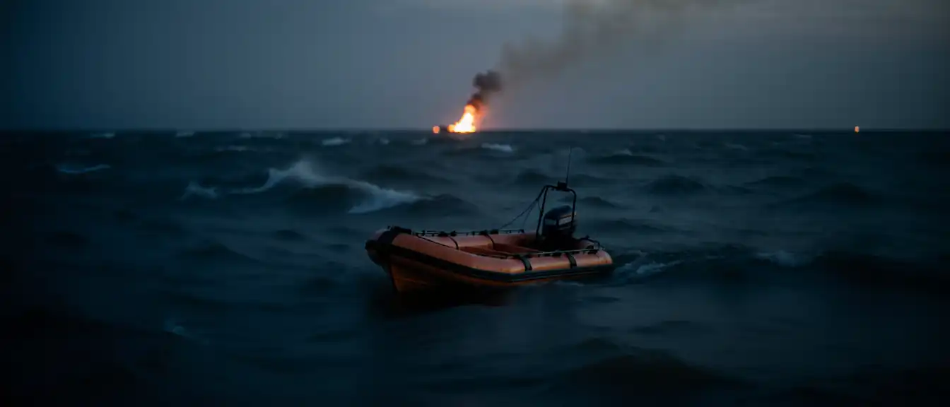 Погиб два человека и пропали без вести тринадцать моряков в результате пожара на турецком судне Royad Mammadov в Черном море