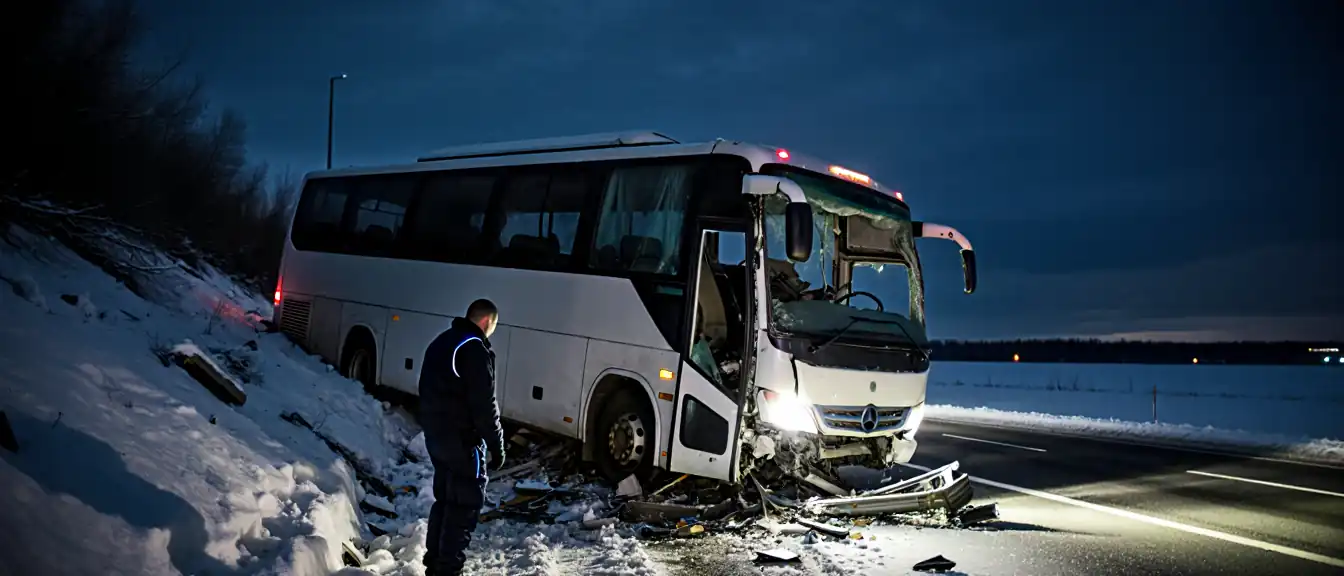 Следственный комитет начал расследование после аварии с участием микроавтобуса в Новосибирской области