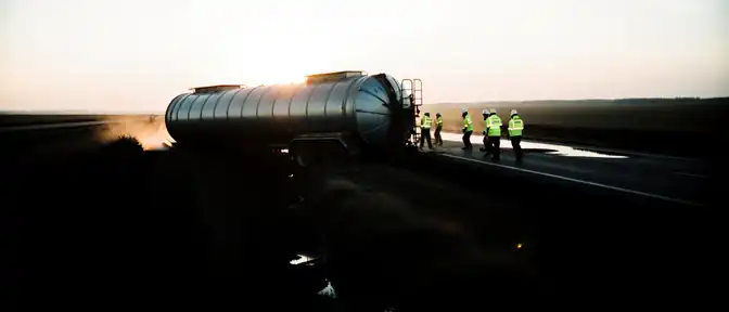 Нефтяная авария в Кошкинском районе: опрокинутый бензовоз угрожает экологии