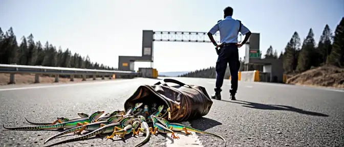Дорогая экзотика в спортивной сумке: в Калининграде сорвали попытку вывоза редких рептилий в Польшу