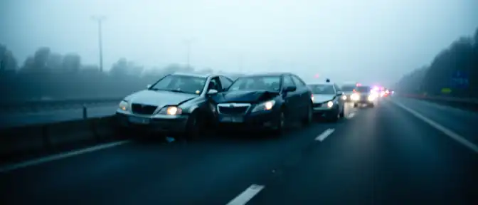 Массовый затор на Киевском шоссе: четыре автомобиля не поделили дорогу