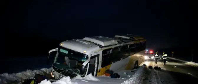 Ночной кошмар на трассе в Татарстане: подробности перевернувшегося автобуса с пассажирами