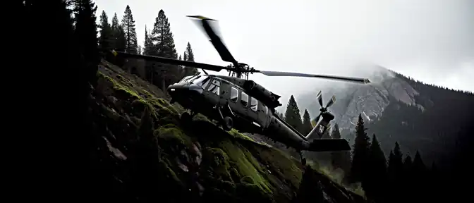 Аварийная посадка Black Hawk в горах Колорадо: последствия тренировочного полета
