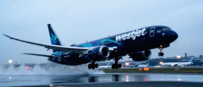 Аварийная ситуация заставила лайнер Westjet совершить экстренную посадку в парижском аэропорту Шарль де Голль