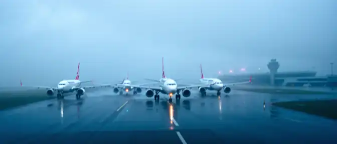 Авиакомпания Turkish Airlines развернула пять рейсов, следовавших в московские аэропорты