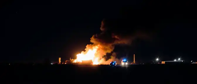Огонь под прицелом дронов: Ильский НПЗ вновь в эпицентре атаки беспилотников