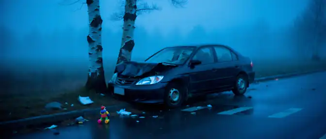Две жертвы в результате аварии с участием автомобиля Honda в городе Жезногорске