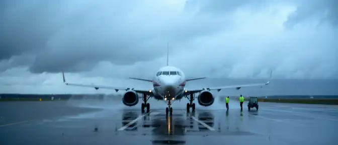 Из-за закрытых воздушных коридоров самолет авиакомпании Red Wings совершил вынужденную посадку в аэропорту Перми