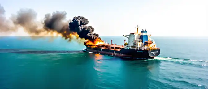 Очередное происшествие с нефтяным танкером зафиксировано в акватории Ормузского пролива