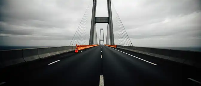 Ограничение проезда для автомобилей на Крымском мосту