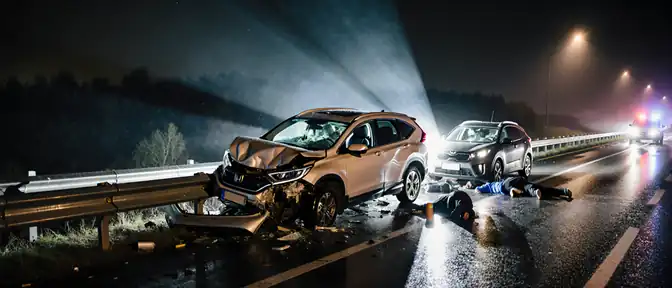 Перевернувшийся автомобиль Honda CR-V в Первомайском районе Новосибирска привел к травмам пяти человек