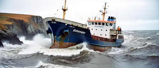 Повышение уровня воды в Балтийском море может способствовать освобождению сухогруза Sunny Faith из мели